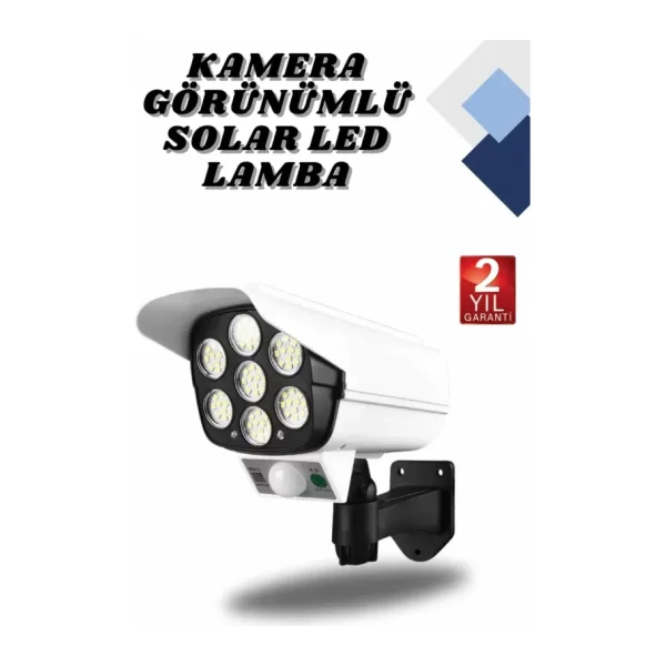 Kamera Görünümlü Led Lamba Dönebilen Bahçe Aydınlatması Duvar Lambası
