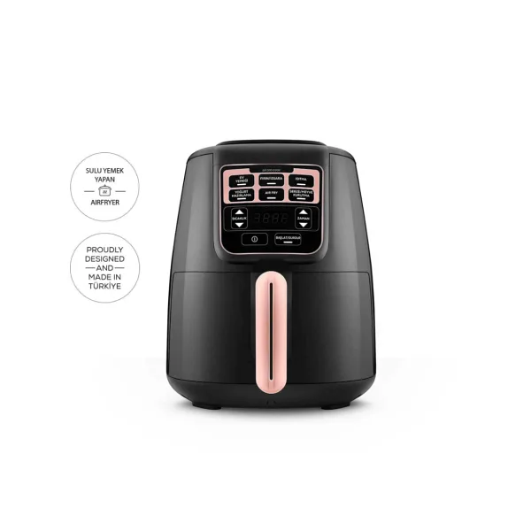 Karaca Air Pro Cook XL 2in1 Airfryer 4 lt Konuşan Yağsız Fritöz