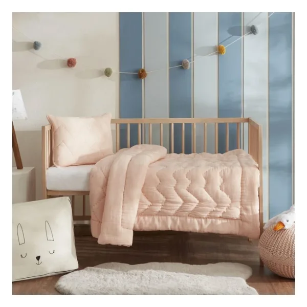 Karaca Home Arden Pembe Bebek Yastık Yorgan Seti