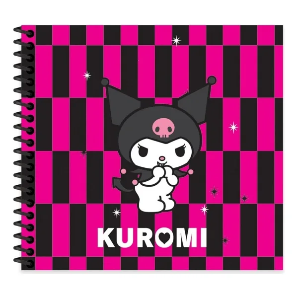 Keskin Color Kuromi 16X15Cm 50 Yaprak Çizgili Spiralli Sert Kapak Not Defteri 410140-12 (Karışık Renk 1 Adet)