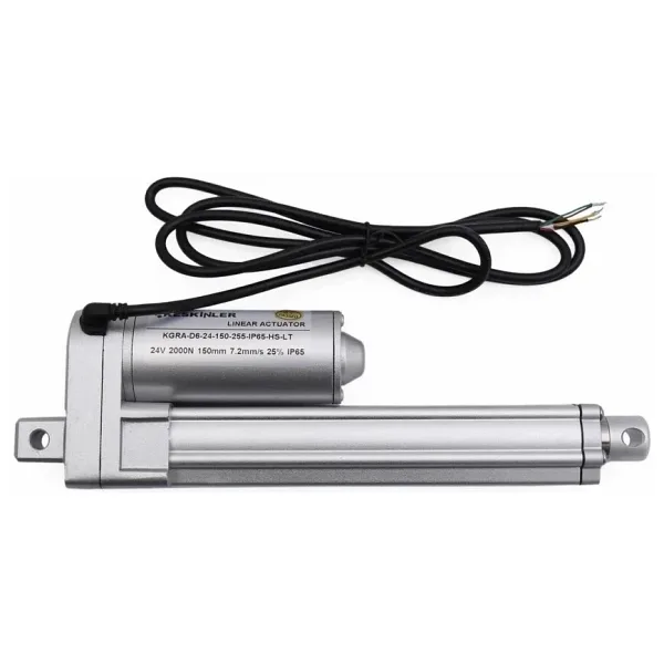 KGRA 24V 150MM 2000N IP65 Hall Sensörlü Lineer Motor