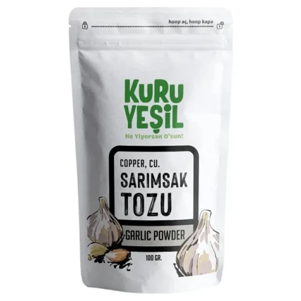 Kuru Yeşil Sarımsak Tozu 100 gr