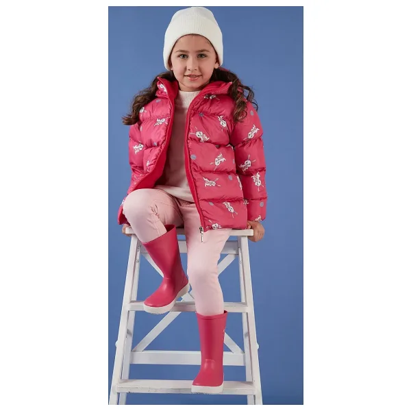 Lela 5763001 Kapüşonlu Kız Çocuk Şişme Mont