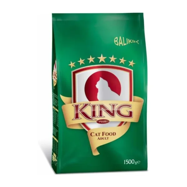 Lider King Adult Cat Balıklı 1.5 kg Yetişkin Kuru Kedi Maması