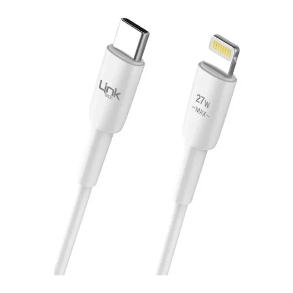LinkTech K603 Safe 1 m 3A 27 W Type-C to Lightning Hızlı Şarj Kablosu