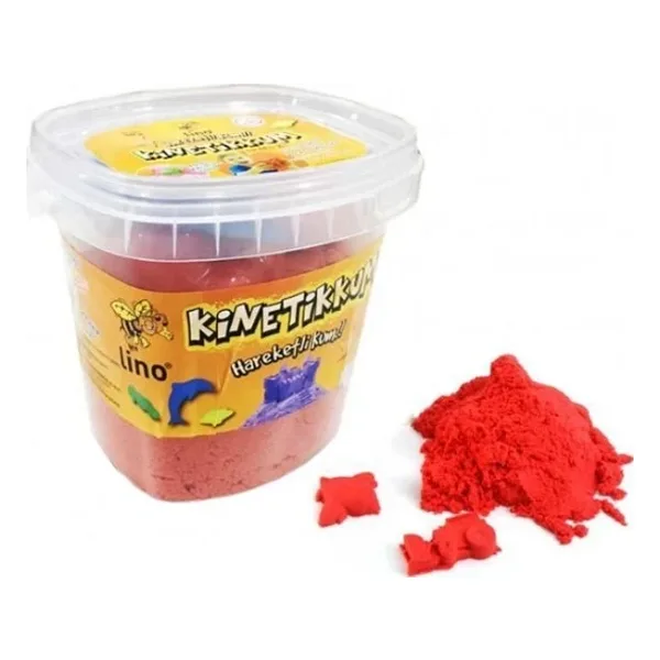 Lino Kovalı Kinetik Kum 500 gr Kırmızı