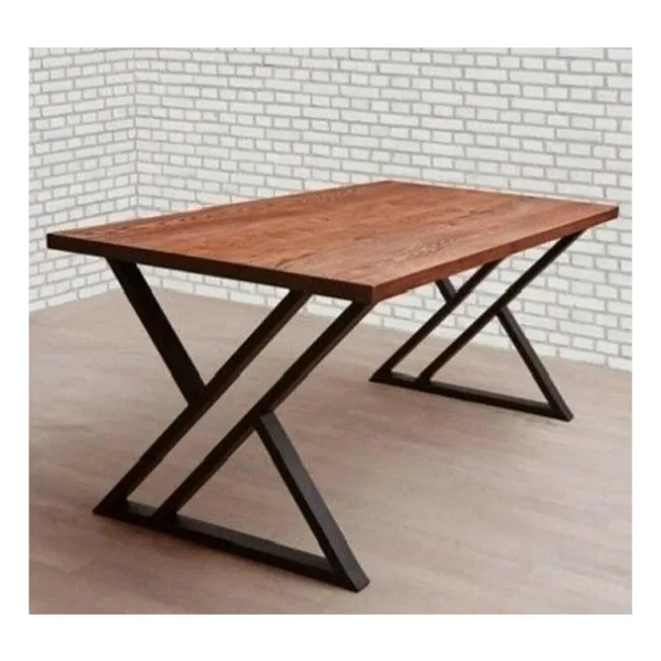 mavienerji Dekoratif Metal Masa Ayağı Kütük Masa Ayağı Mobilya Ayakları 70x60 cm
