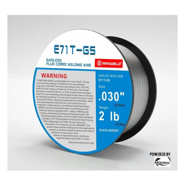 Maxweld E71T-GS Gazsız Özlü Kaynak Teli 0.80 mm 1 kg Paket