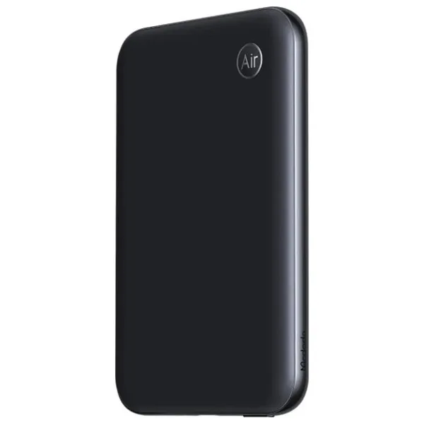 Mcdodo MC-2931 Metaair 20W 5000MAH Ultra Ince Metal Manyetik Kablosuz Powerbank Siyah