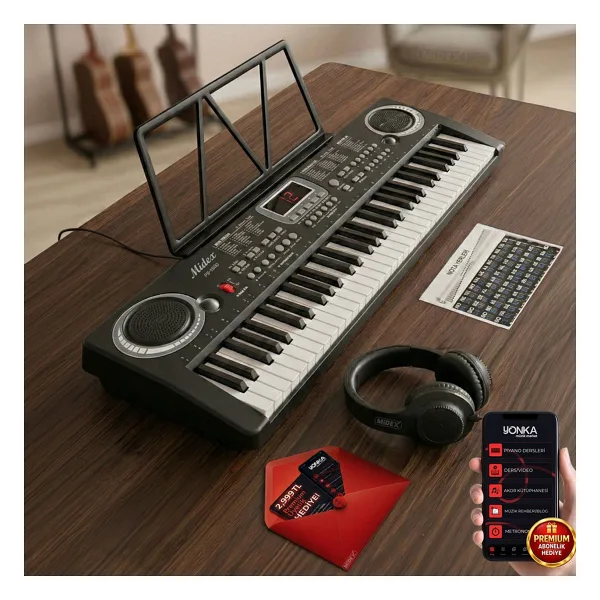 Midex PS-1500BK-H 61 Tuşlu Org