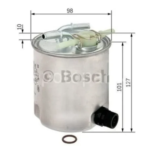 Nıssan Qashqai+2 2.0 Dci 4X4 08.2008 - 12.2013 Bosch Mazot Filtresi Filitre