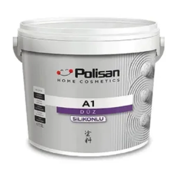 Polisan Natura A1 Silikonlu Düz 001 Beyaz 7,5 Lt