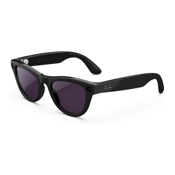 Ray-Ban Meta Skyler RW4010 601/CH Parlak Siyah-Ametist Akıllı Gözlük
