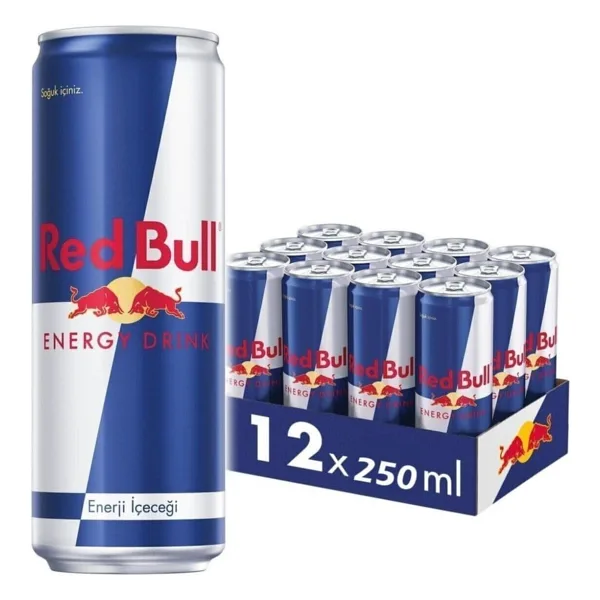 Redbull Enerji İçeceği 250 Ml Original x 12 Adet