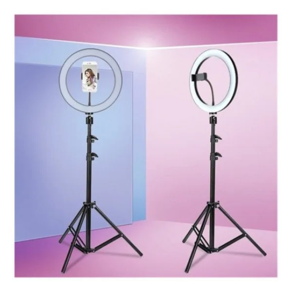 Rıng Fıll Lıght Led Halka Işık 24w 5500k Tripod Ile Bluethoot Kumanda