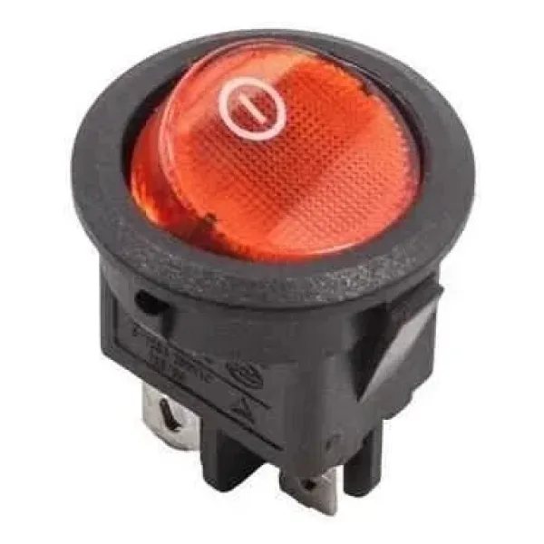 RS601 Yaylı 3-Pin ON-OFF Anahtar - Siyah