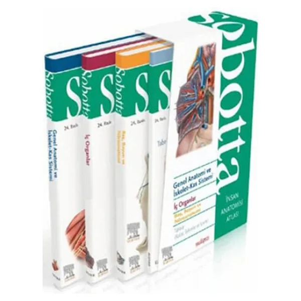 Sobotta İnsan Anatomisi Atlası 4 Cilt - Johannes Sobotta