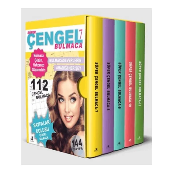 Süper Çengel Bulmaca Seti - 5 Kitap Takım