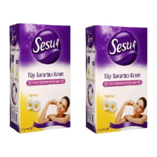 Tüy Sarartici Krem 35g + 18g Papatya X2 Adet PRA-1314341-3709