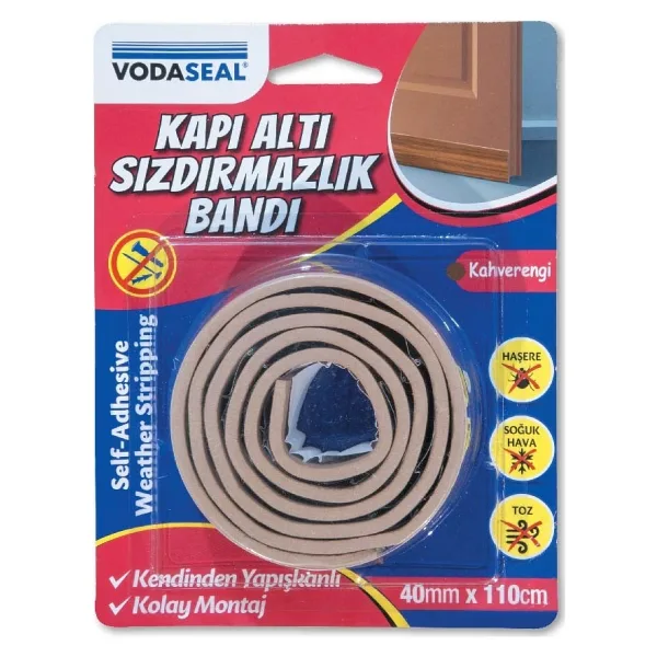 Vodaseal Kapı Altı Sızdırmazlık Bandı 40Mm X 110Cm Kahverengi