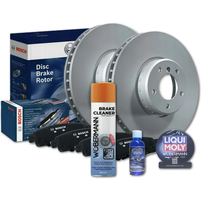 Wöbermann + Bosch Ford Focus 3 Iıı Ön Arka Fren Diski ve Ön Arka Balata Seti