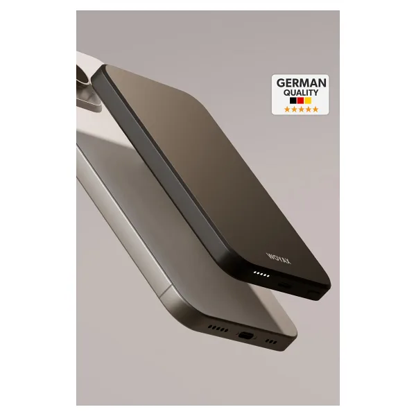 Woyax Magsafe Powerbank 5000mah Slim Hızlı Taşınabilir Batarya iPhone 11 12 13 14 15 16 17 Pro Max Samsung