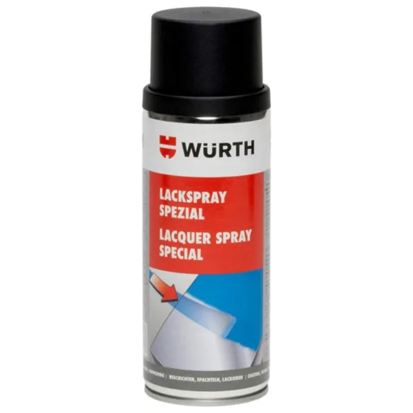 Würth Mat Siyah Isıya Dayanıklı Egzoz Soba Sprey Boya 650 C