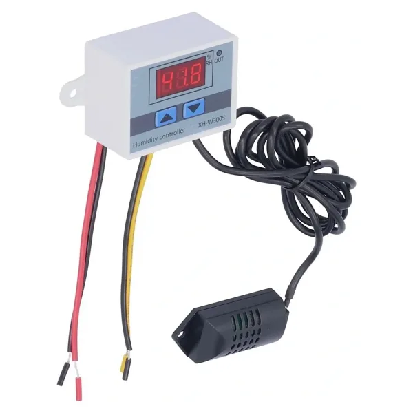 XH-W3005 Dijital Nem Kontrol Cihazı Kuluçka Termostat 220V 1500W