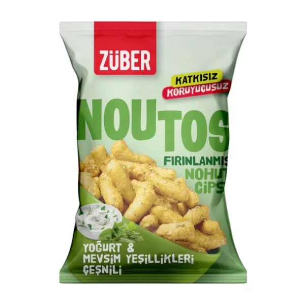 Züber Noutos Yoğurt ve Mevsim Yeşillikleri Nohut Cipsi 55 gr