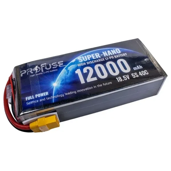 18.5V 5S 12000mAh 40C Lipo Batarya