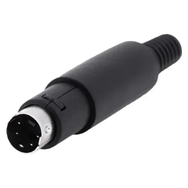 4 Pin Erkek Mini DIN Konnektör