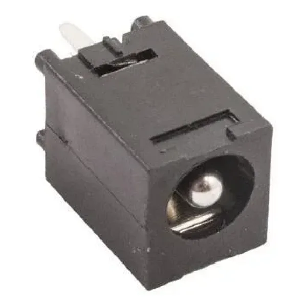 5.5x2.5mm DC Jack Şasesi - İğne Bacak