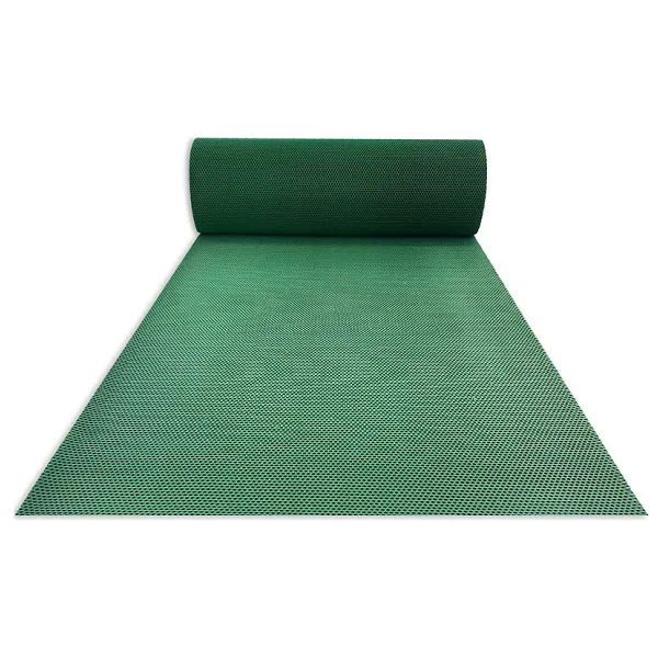 Akseren Zmat Paspas Kaydırmaz Havuz Kenarı Paspası Yolluk Petek Pvc Iç - Dış Mekan Islak Zemin Kaymaz - 120 x 100 cm - Yeşil