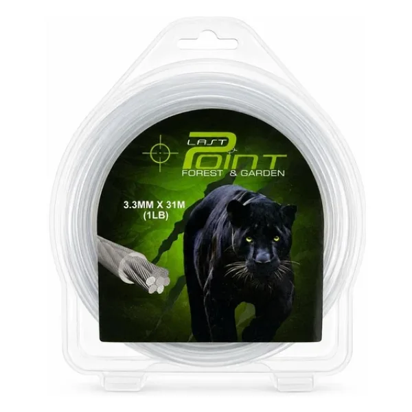 Algaride Lastpoınt 3.3Mm X 31M Profesyonel Tırpan Misinası Dayanıklı Nylon Çim Ve Ot Kesim Teli