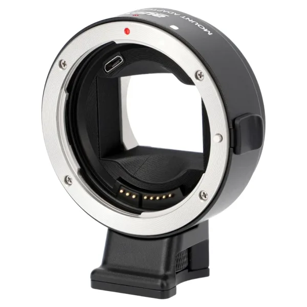 Ayex EF-NEX-IV Lens Adaptör - Canon EF/EF-S Lens - Sony E-Mount APS-C Full Frame Aynasız Fotoğraf Makineleri ile uyumlu - Autofokus, IS Stabilizasyon ve EXIF Desteği