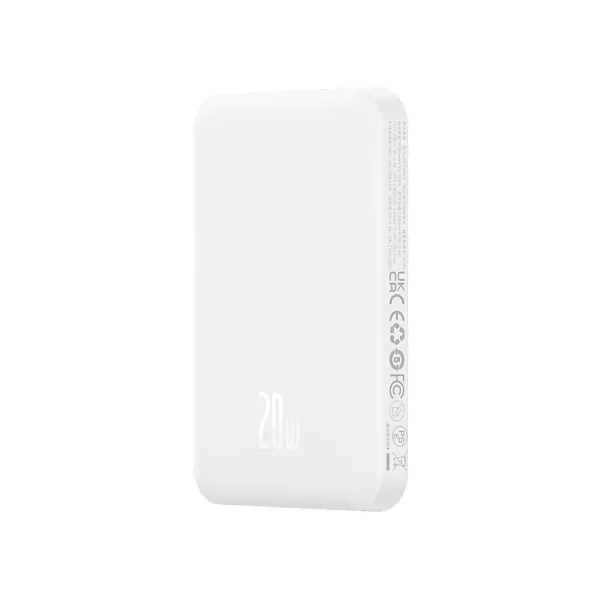 Baseus MagSafe Mini Beyaz 5000 mAh Kablosuz Powerbank