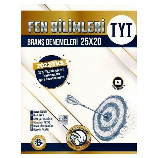 Bilgi Sarmal Yayınları TYT Fen Bilimleri 25x20 Branş Denemeleri