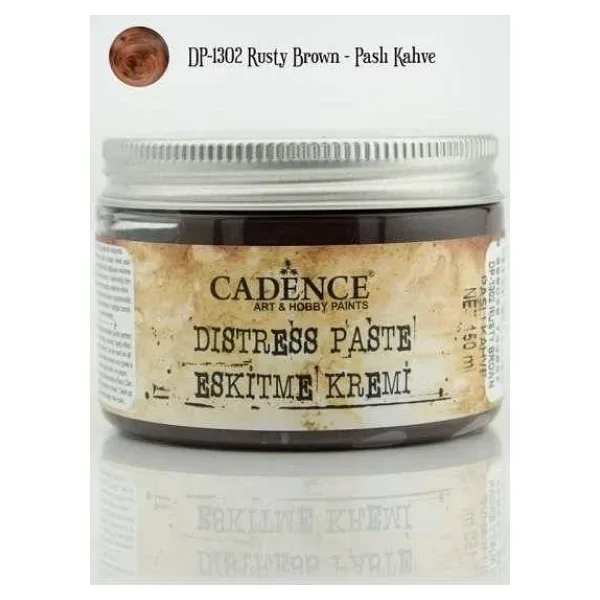 Cadence Distress Paste Eskitme Kremi 150 ml. 1302 Paslı Kahve