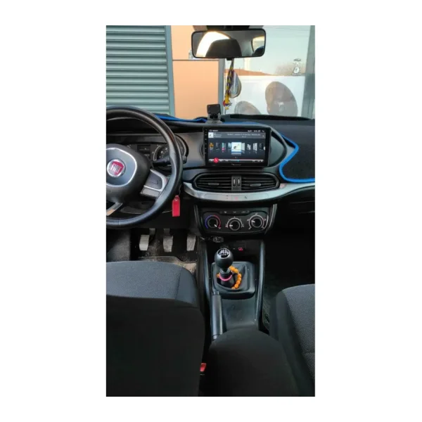 Carnavi FİAT EGEA 9 İNÇ 4 ram 64 hafıza CARPLAY ANDROİD MULTİMEDYA EKRAN Geri görüş kamerası