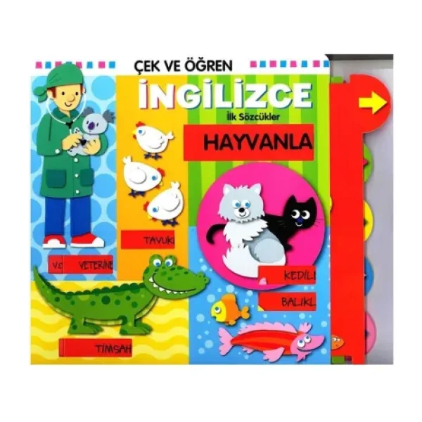 Çiçek Yayınları Çek ve Öğren Hayvanlar