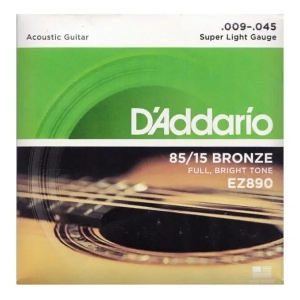 D'Addario EZ890 09-45 Akustik Gitar Takım Tel