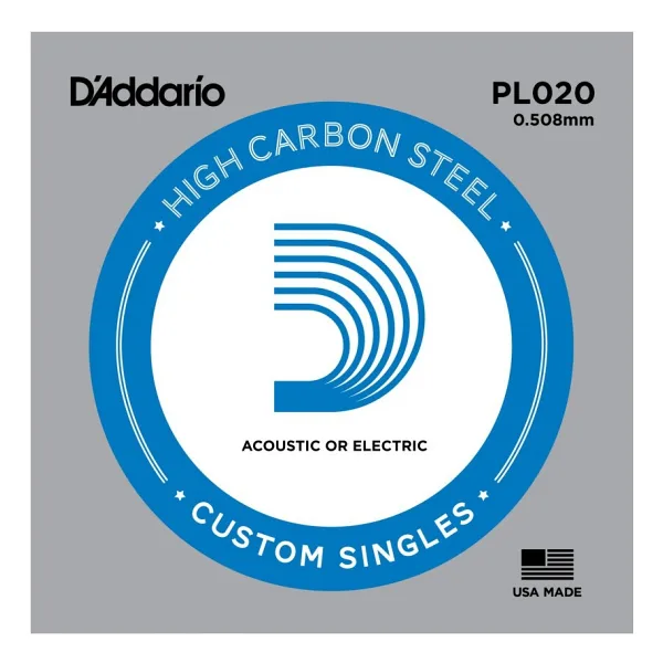 D'addario Pl020 Tek Elektro Gitar Teli (20)