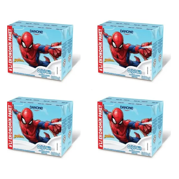 Danone Doğal Süt 180 Ml X 24 Adet