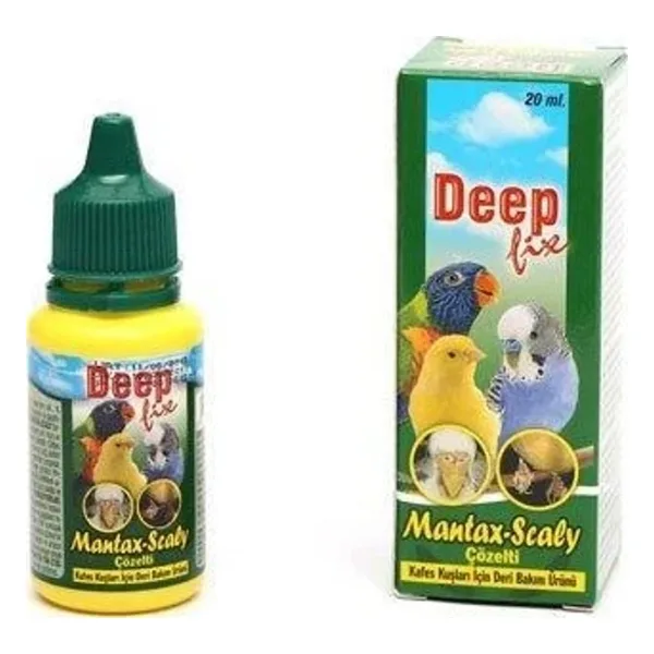 Deep Fix Mantax-Scaly 20 ml Kuşlar için Mantar Solüsyonu