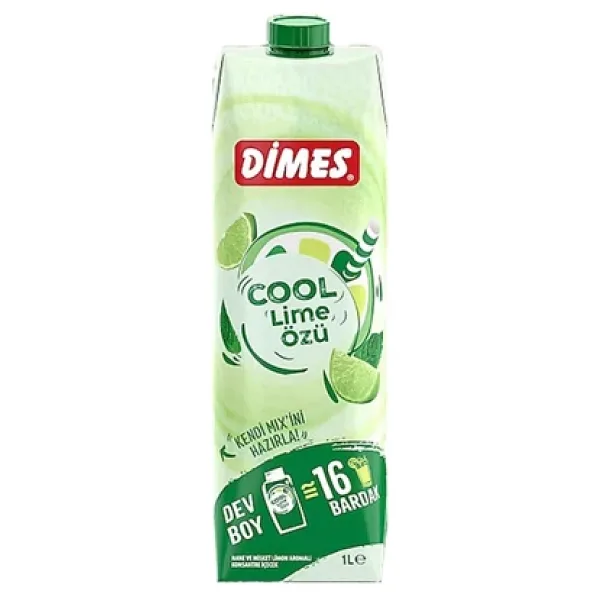 Dimes Cool Lime Özü (1 L) x4 Adet