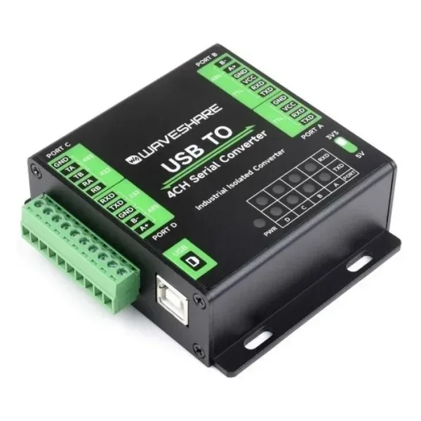 Endüstriyel USB'den 4 Kanallı Seri Dönüştürücü - Orijinal FT4232HL