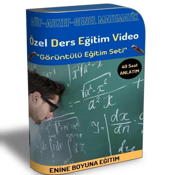 Enine boyuna aöf genel matematik özel ders eğitim video seti