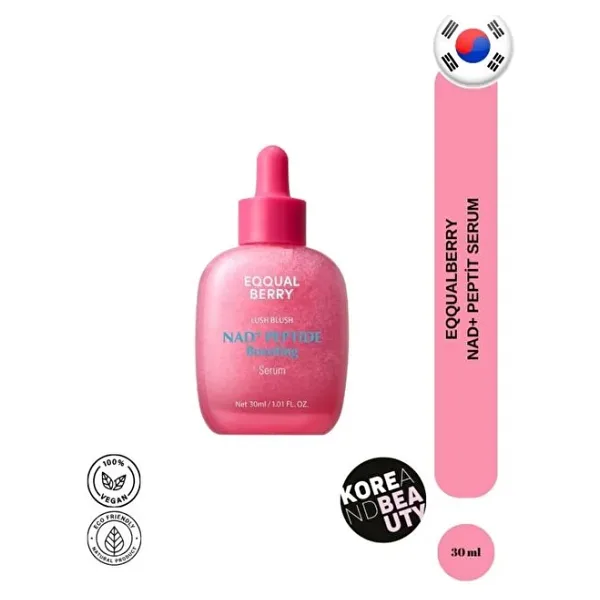 Eqqualberry NAD+ Peptide Boosting Sıkılaştırıcı ve Aydınlatıcı 30 ml Yüz Serumu