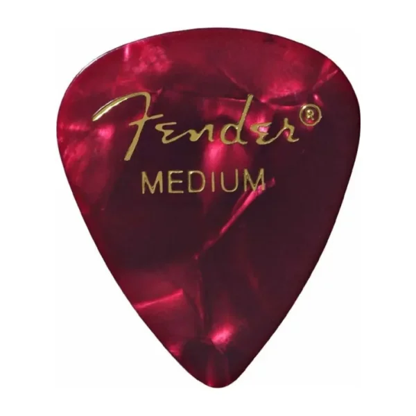 FENDER Premium Celluloid Picks Red Moto Medium Pena 1 Adet 351