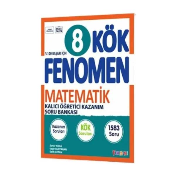 Fenomen Okul Yayınları 8. Sınıf LGS KÖK Matematik Soru Bankası